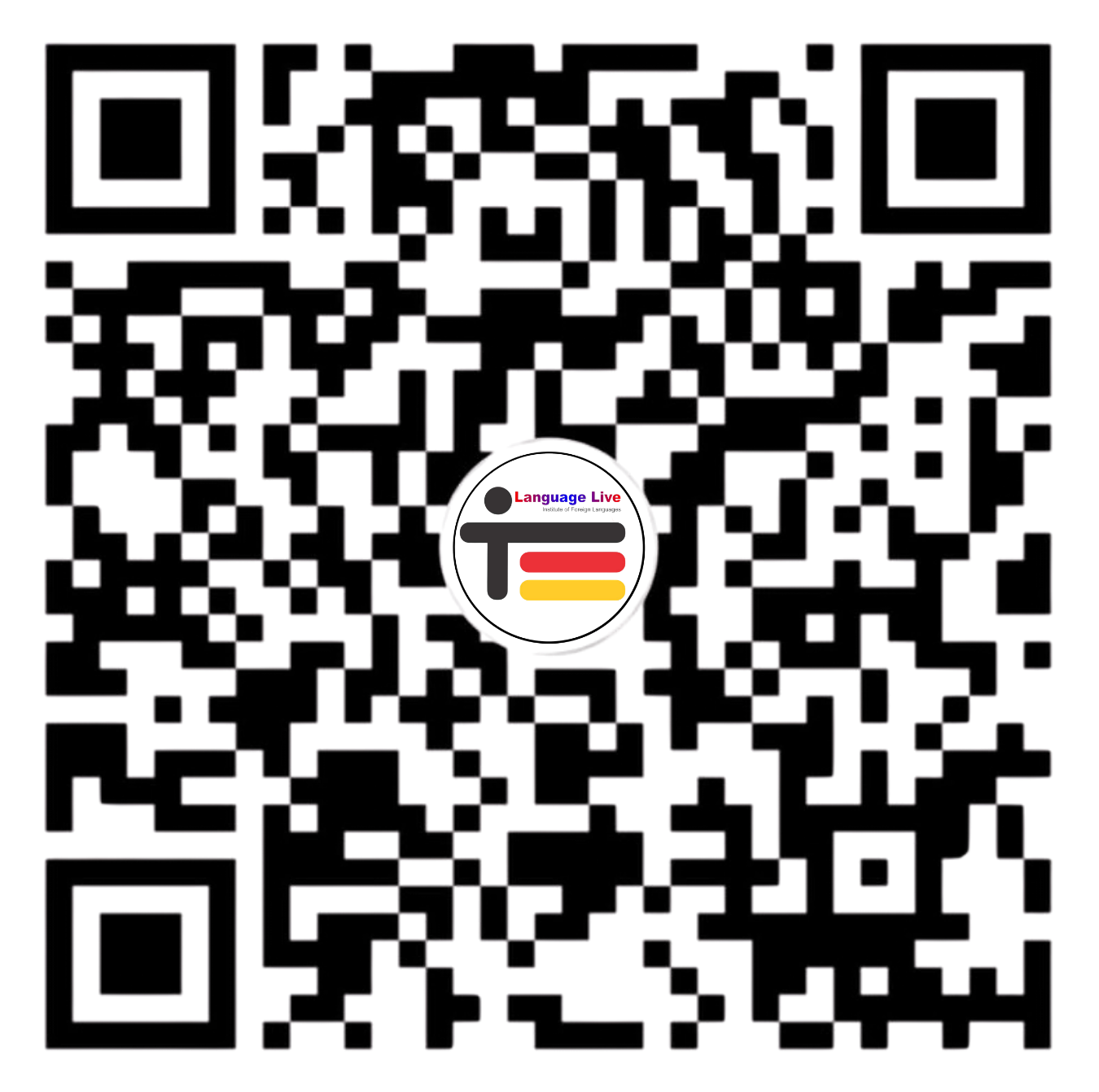 Language Live Payment QR Code